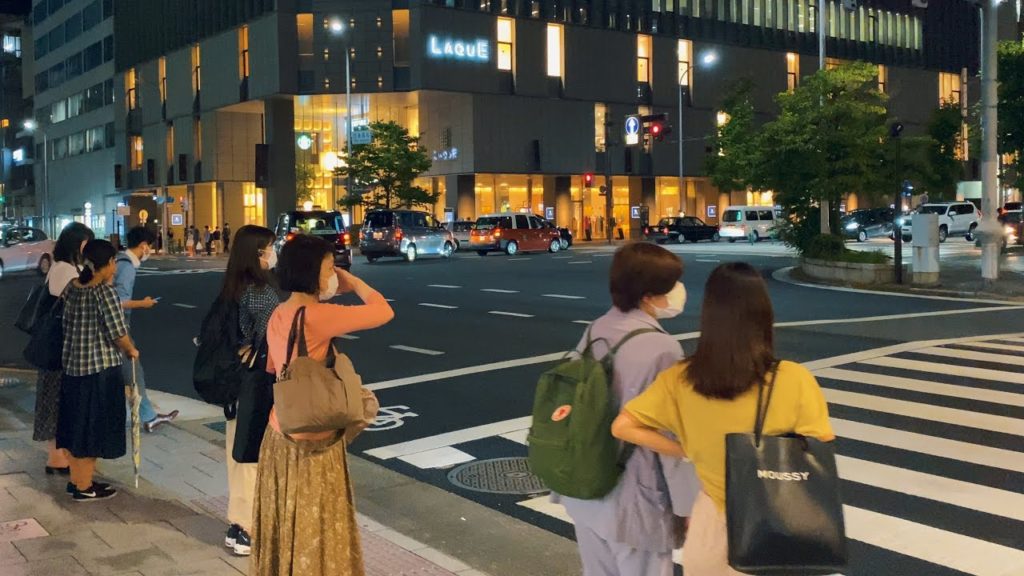 【4K】Japan Night Walk in Downtown Kyoto at Night