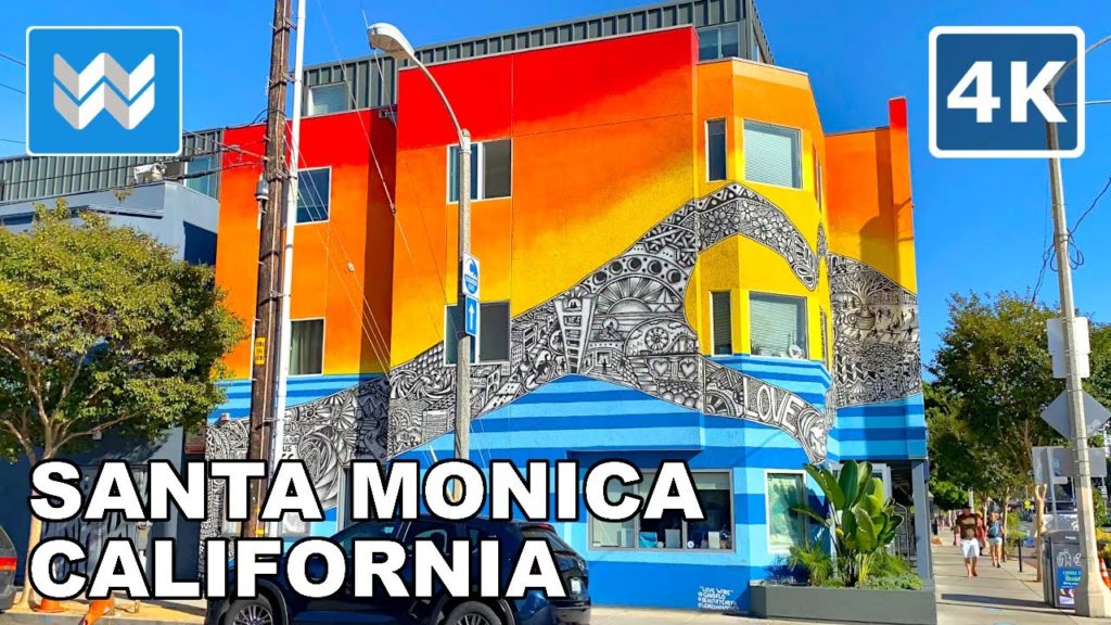 [4K] Main Street Santa Monica / Venice, California - Walking Tour & Travel Guide 🎧 Binaural Sound