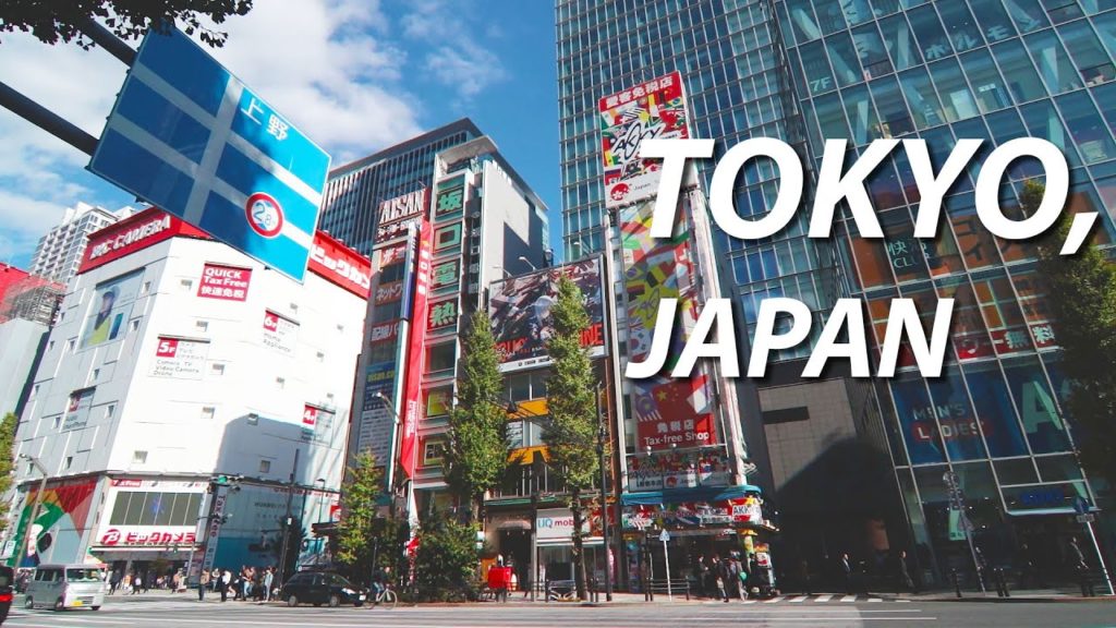 Streets of Tokyo, Japan | Virtual Tour Vlog