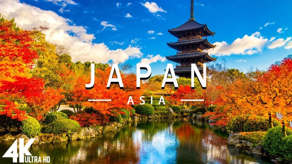 FLYING OVER JAPAN (4K UHD) - Relaxing Music Along With Beautiful Nature Videos - 4K Video Ultra HD