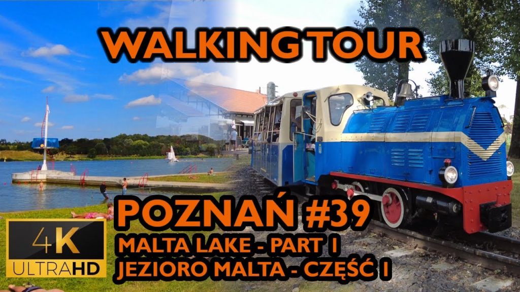 ⁴ᴷ⁶⁰ Poznan/Poland Walking Tour - #39 - Malta Lake - part 1 (August 2021) [4K]