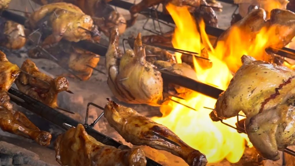 The original barbecue sauce is delicious! Huli Huli Chicken in Itoshima, Japan.Japanese Food The original barbecue sauce is delicious! Huli Huli Chicken in Itoshima, Japan.Japanese Food