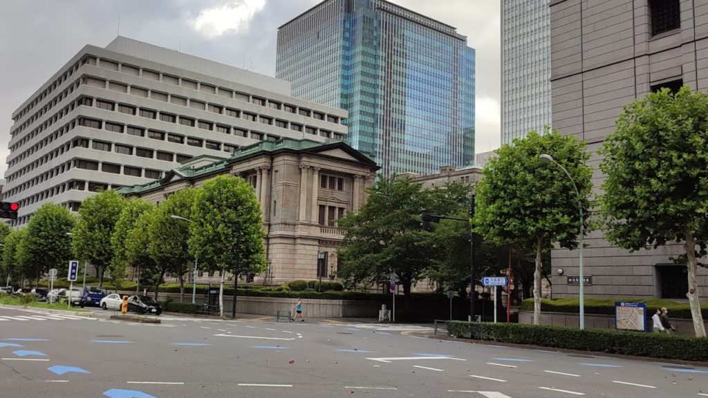 Walking traveler # Japan. walking tour around the Nihonbashi muromachi, chuo city, Tokyo.
