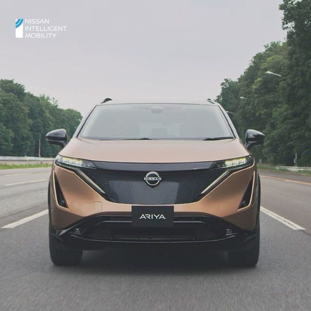 Drive with purpose in the #NissanAriya. #NissanIntelligentMobility #Nissan...