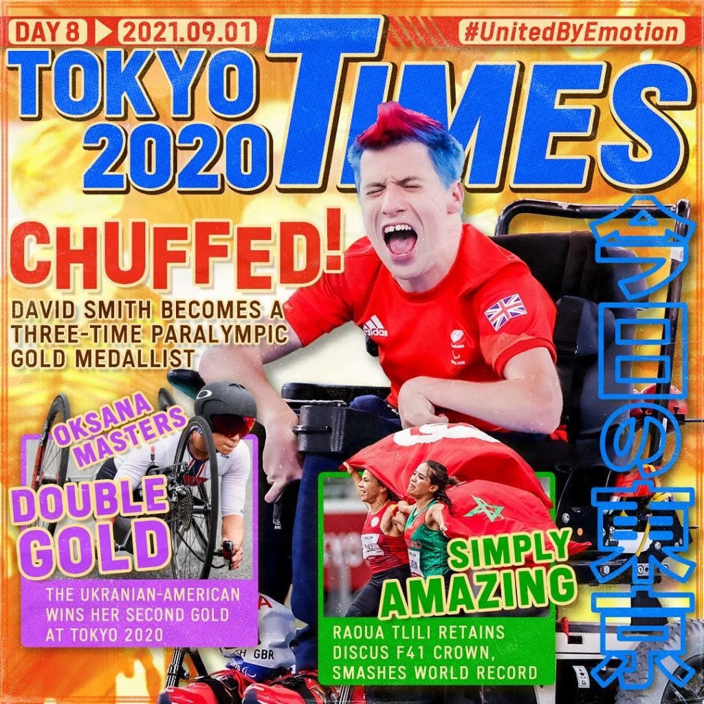 A wholesome and inspirational story graces the cover of the TOKYO 2020 TIMES!  ...