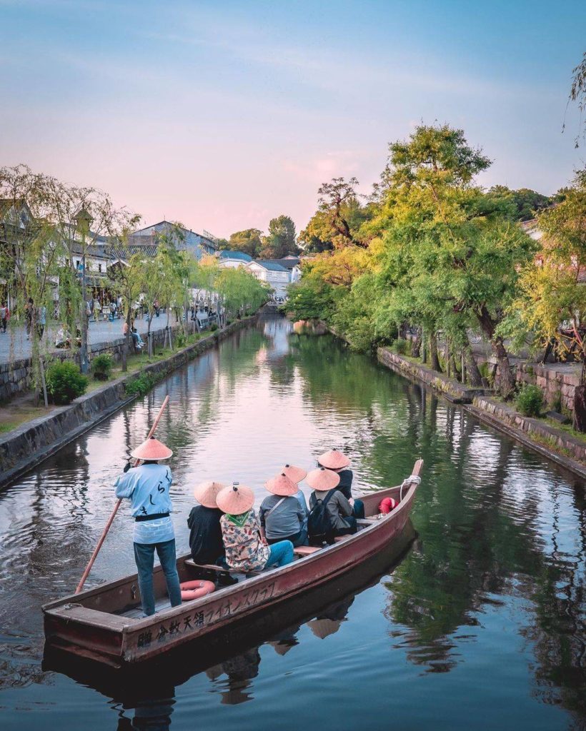 The Kurashiki Bikan Historical Quarter is located in Okayama Prefecture, and it ...