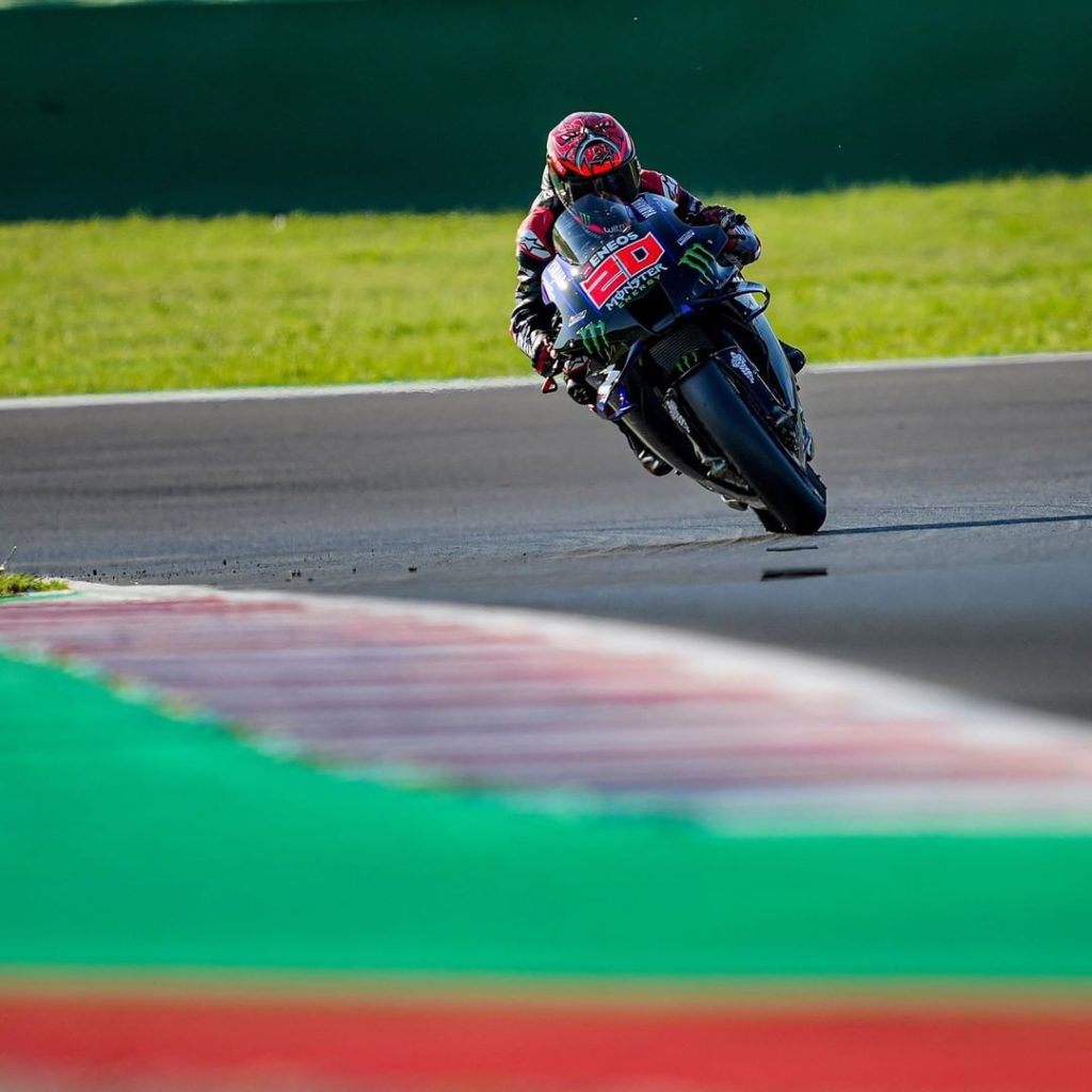 @fabioquartararo20 had a positive first day at the Misano Test, trying out the 2...