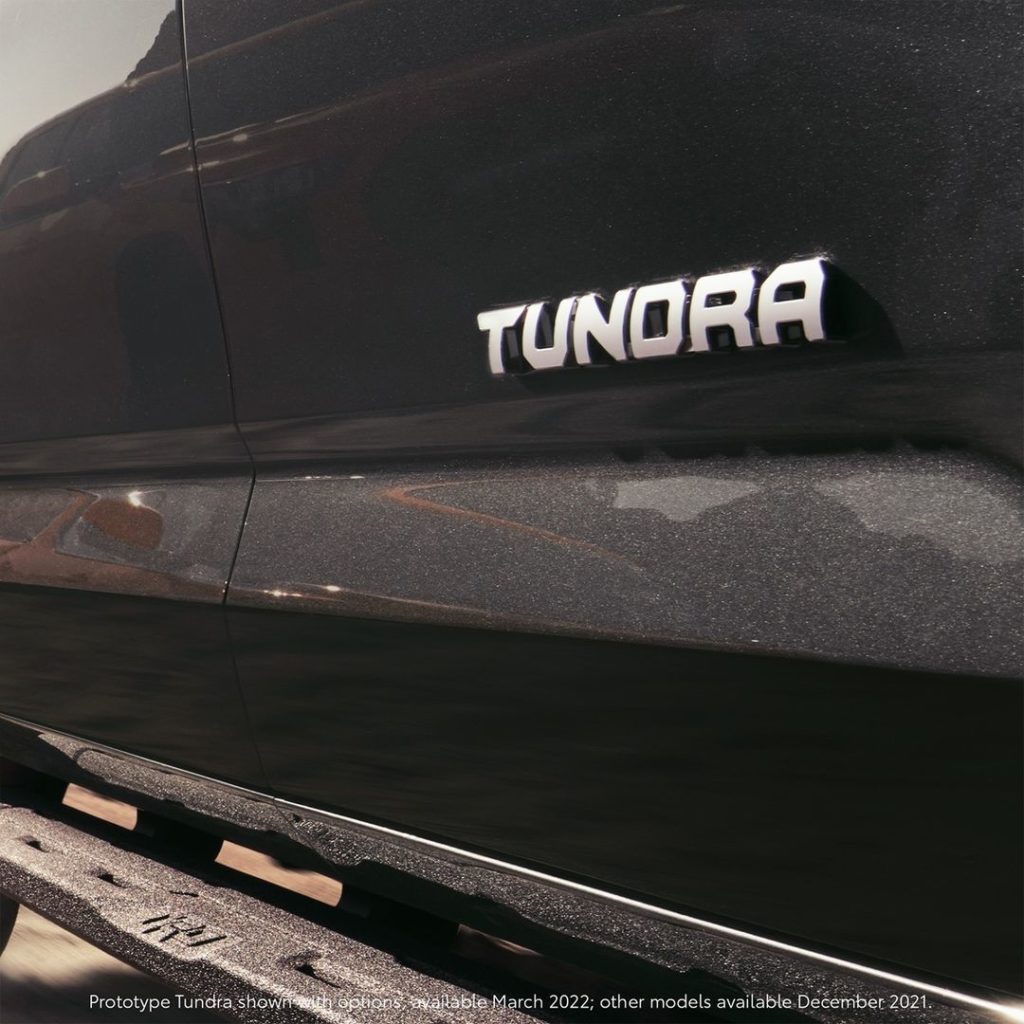Strong. Dominant. Powerful. The all-new 2022 #Tundra. #LetsGoPlaces...