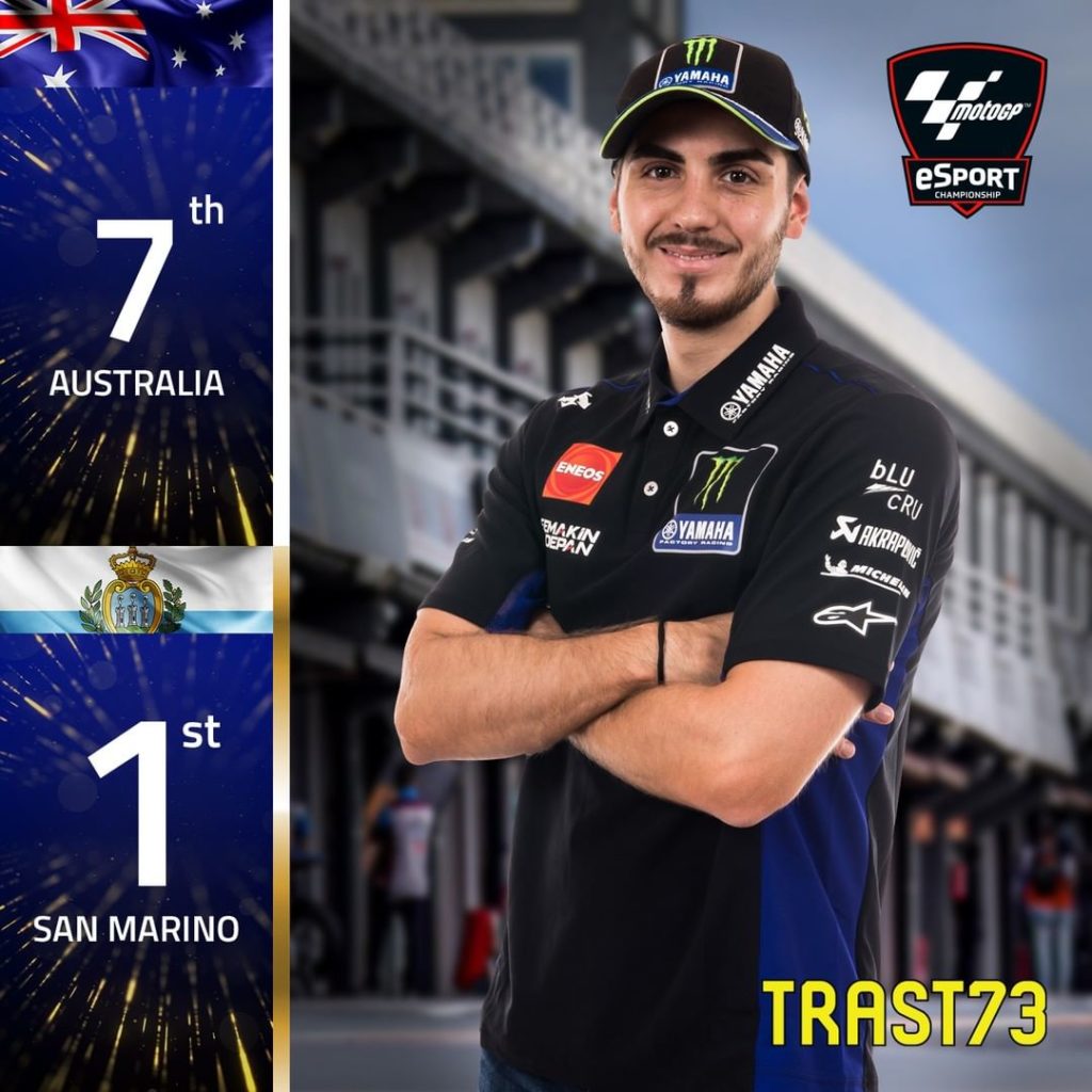A good salvage job by @73trast during Round 3 of the @motogpesport Global Series...