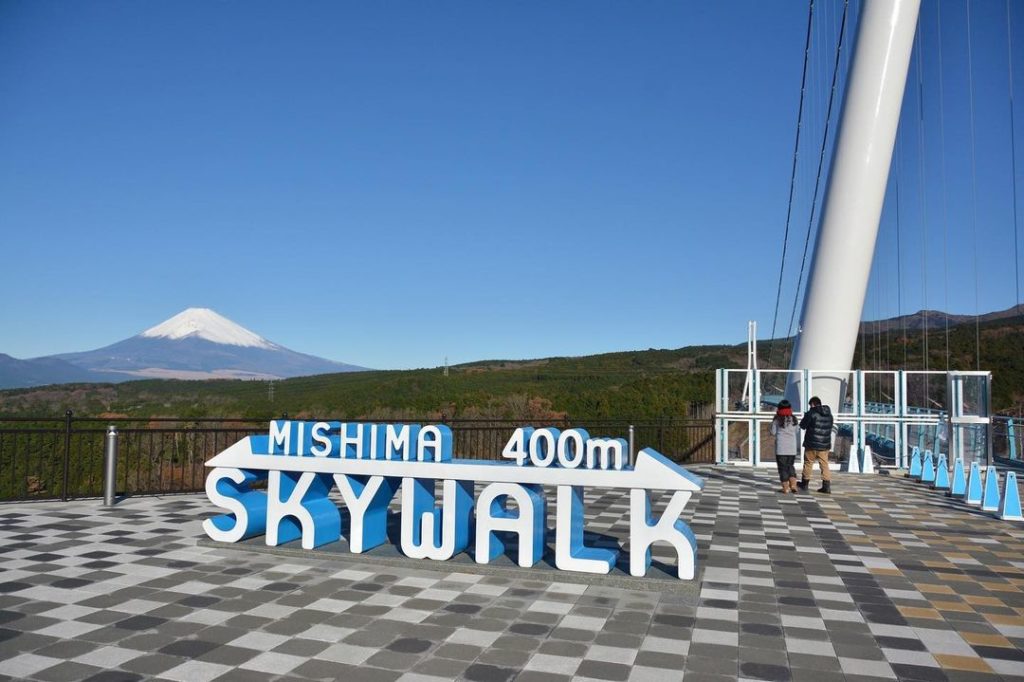 If you’re looking for a great photo-op of Mt. Fuji, Mishima Skywalk offers beaut...