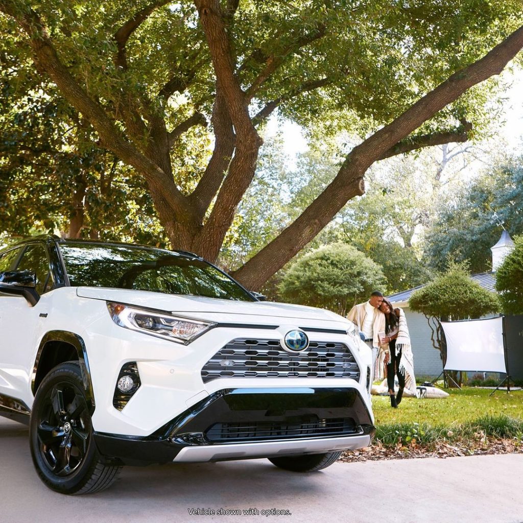 Enjoy life's most beautiful moments together. #RAV4 #Hybrid #LetsGoPlaces...