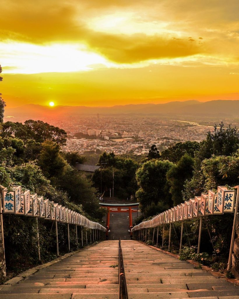 .
Sunset a soothing time of day. 
Who do you want to walk along this path with?
...