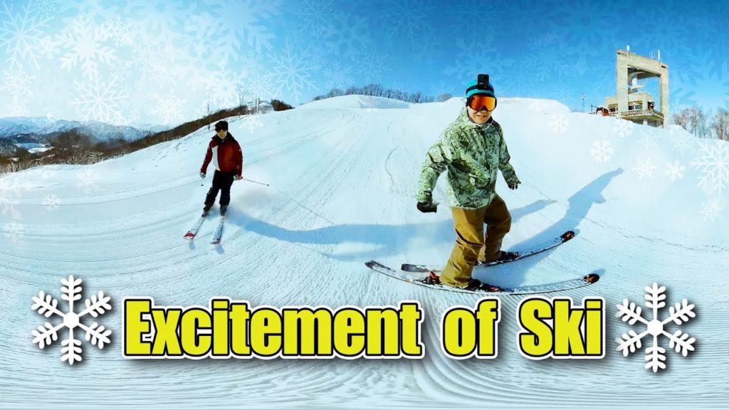 【VR】Excitement of Ski in Niigata, Japan 【VR】Excitement of Ski in Niigata, Japan