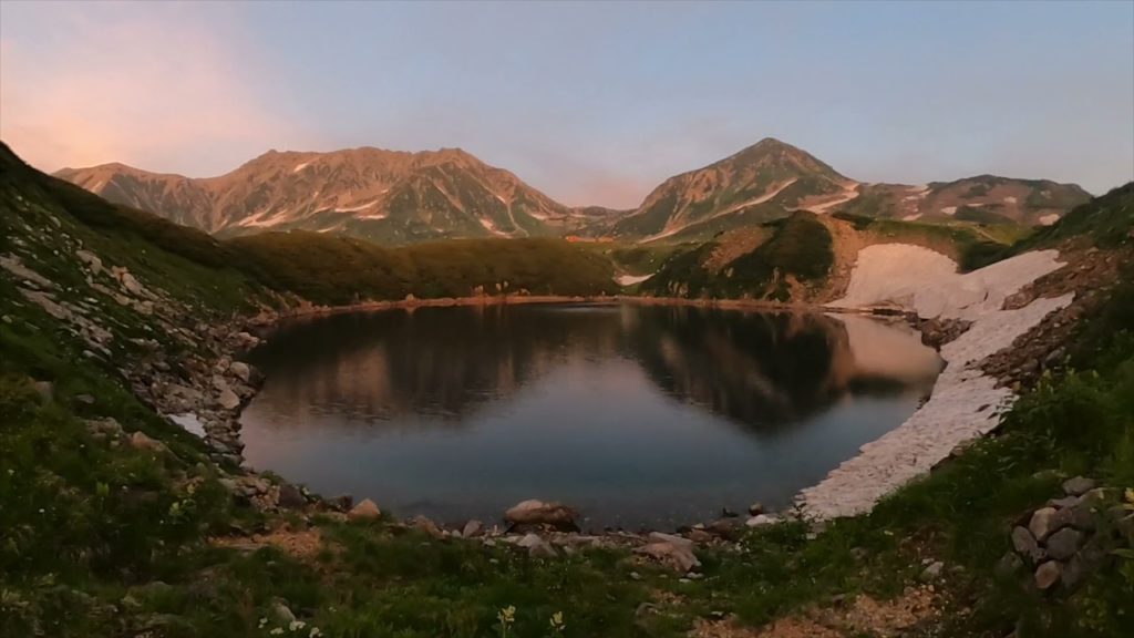 【4K】Beautiful sunset at Murodo in the Japan Alps(立山室堂平の幻想的な夕焼け)