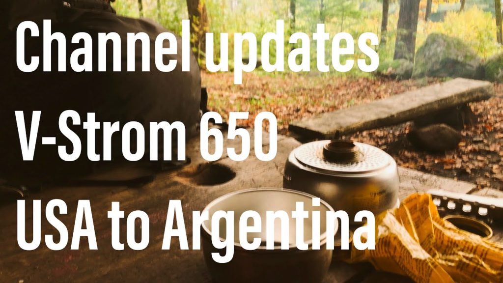 USA to Argentina on a V-Strom 650 updates - Channel update and future plans - Hallandsleden - Ep 10