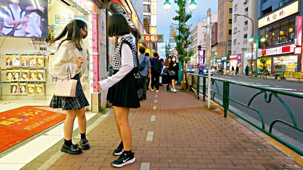 【Okubo Walk in Tokyo】Back and front【4K】