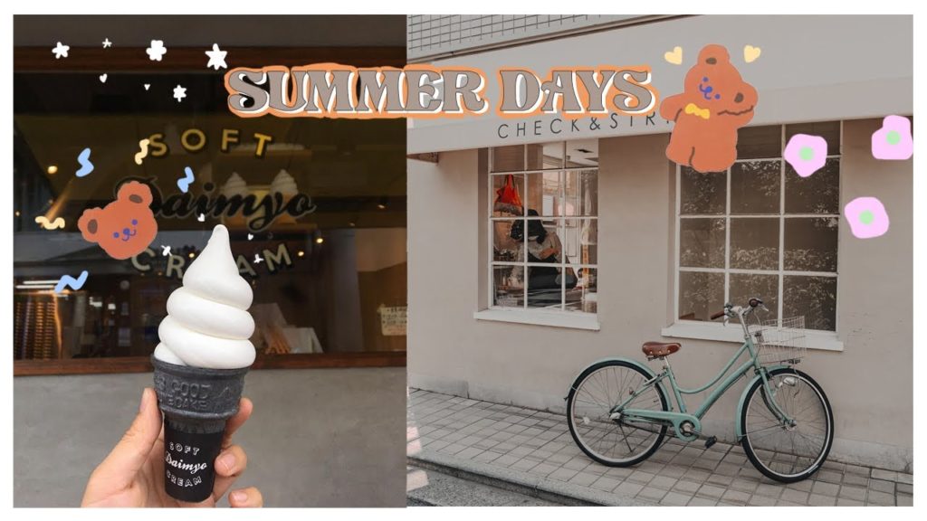 Summertime in Fukuoka/ Best Soft Serve Icecream/ Photobooth + Arcades