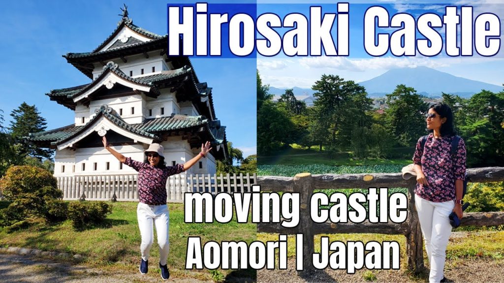 Hirosaki Castle – moving castle of Japan – Aomori Japan #4K Hirosaki Castle - moving castle of Japan - Aomori Japan #4K