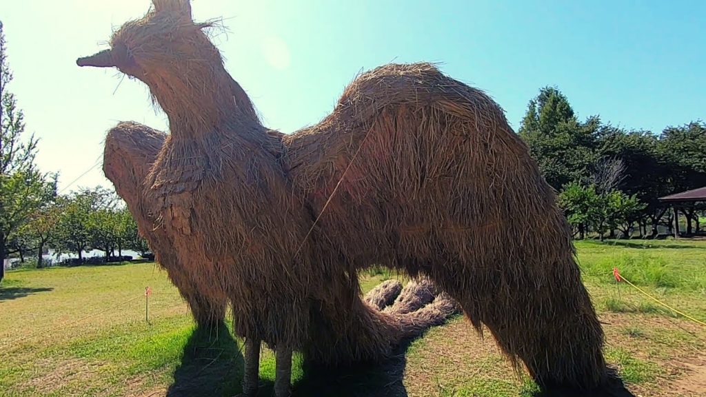 [Japanese Walking tour]わらアートまつり2021　Wara Art Festival 2021　上堰潟公園