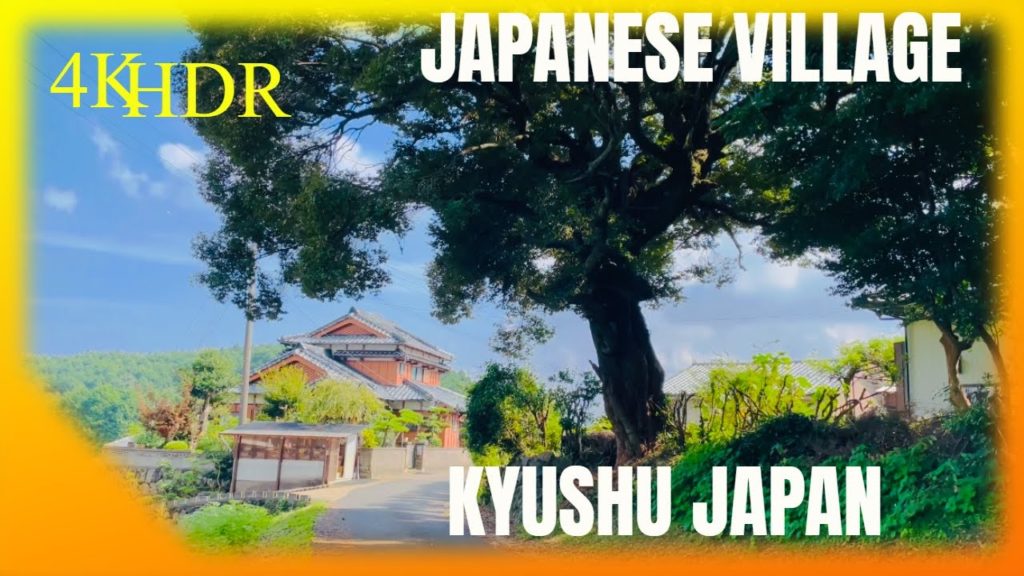 [4K HDR] Japanese Small Village|Japanese Countryside|Japan Walk Tour 2021| Kyushu Japan #walk #japan