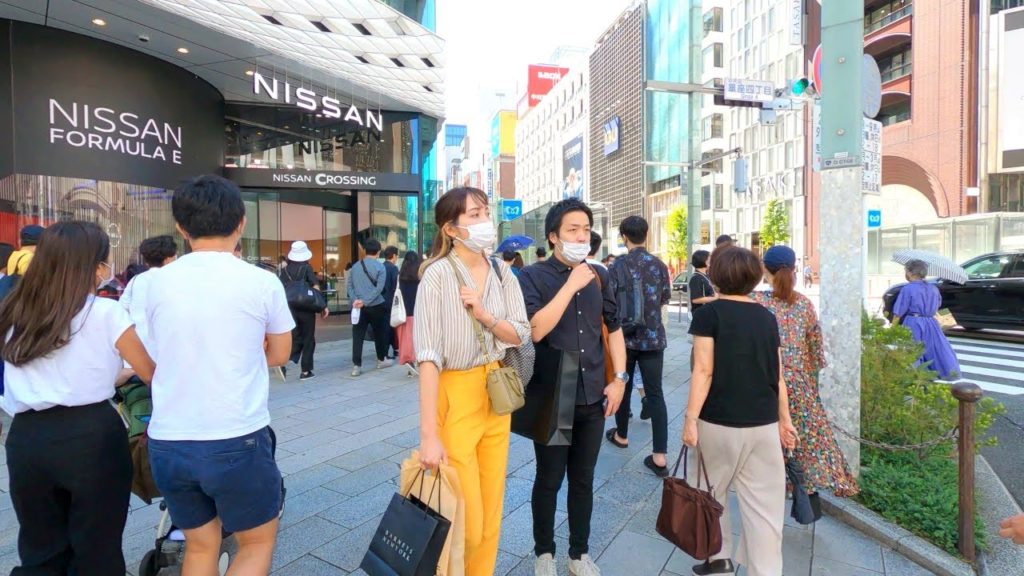 【4K】Walk in Tokyo Ginza | Start from East Ginza - Oct 2021