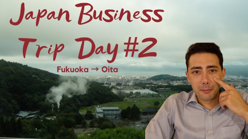 Japan Business Trip From Fukuoka to Oita Vlog Day #2 - Domestic Travel in Japan