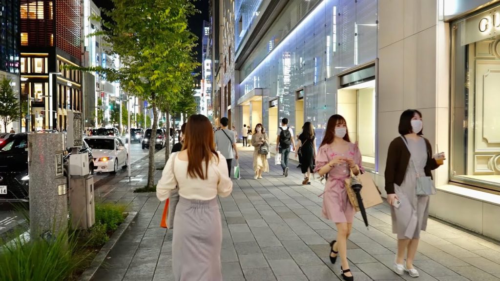 【4K】Tokyo Walk – Ginza on Saturday night (Oct.2021) 【Japan】 【4K】Tokyo Walk - Ginza on Saturday night (Oct.2021) 【Japan】