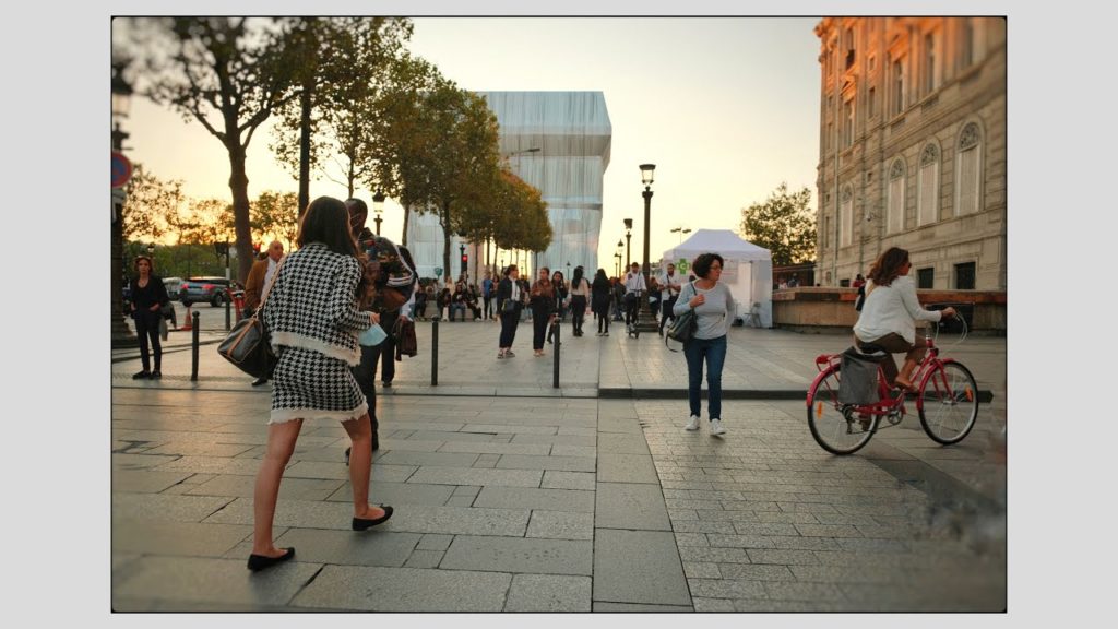 🇫🇷 PARIS FRANCE 🇫🇷 Relaxing Photo Walk to the Christo wrapped Arc de Triomphe