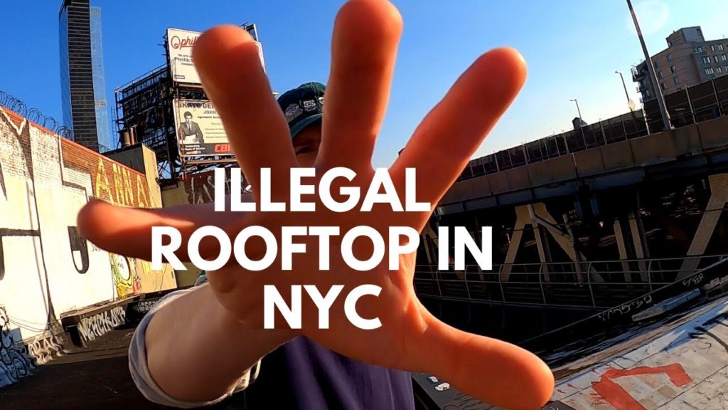 ILLEGAL ROOFTOP IN NYC POV!