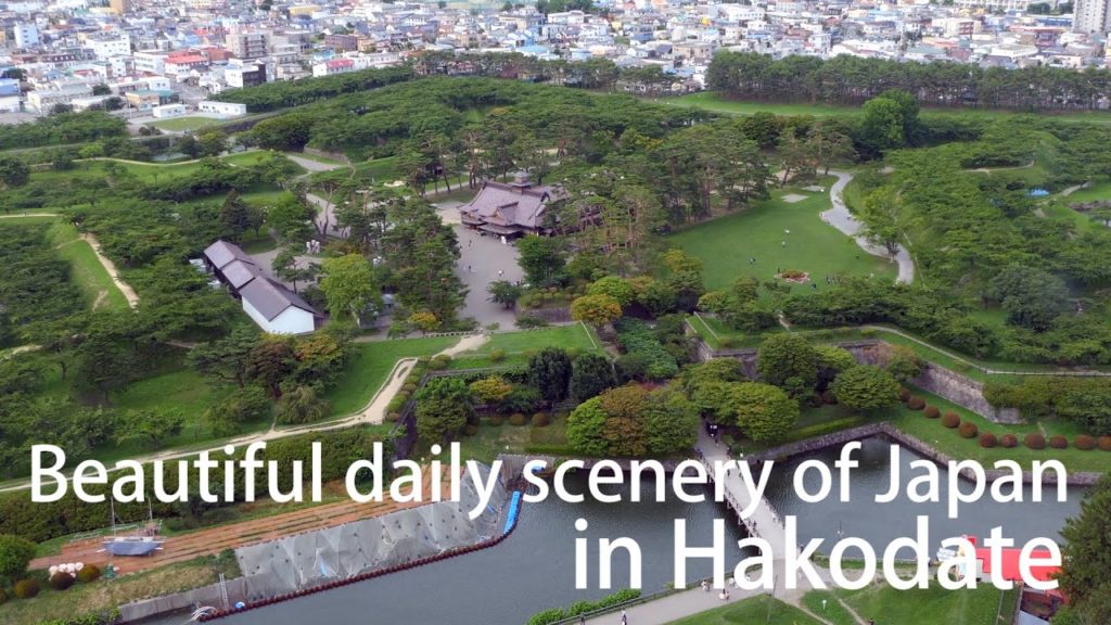 Beautiful daily scenery of Japan in Hakodate