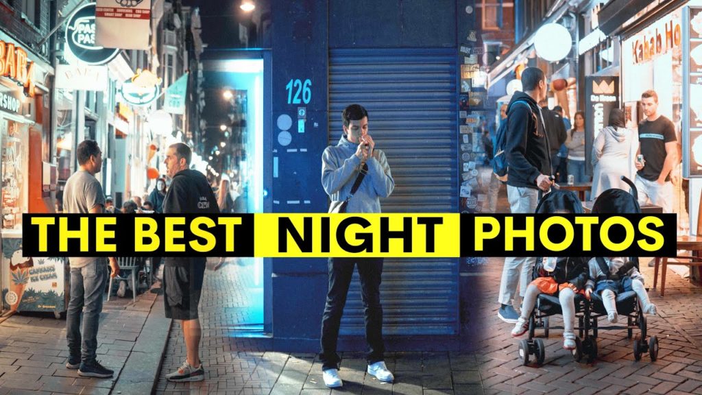 Night Pov Street photography Amsterdam