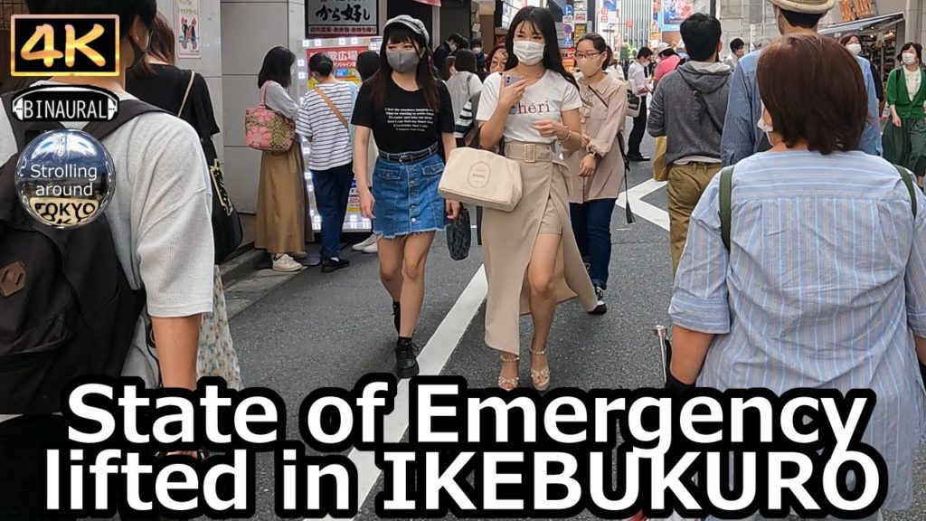 The state of emergency has been lifted in IKEBUKURO. - 4K Tokyo Japan