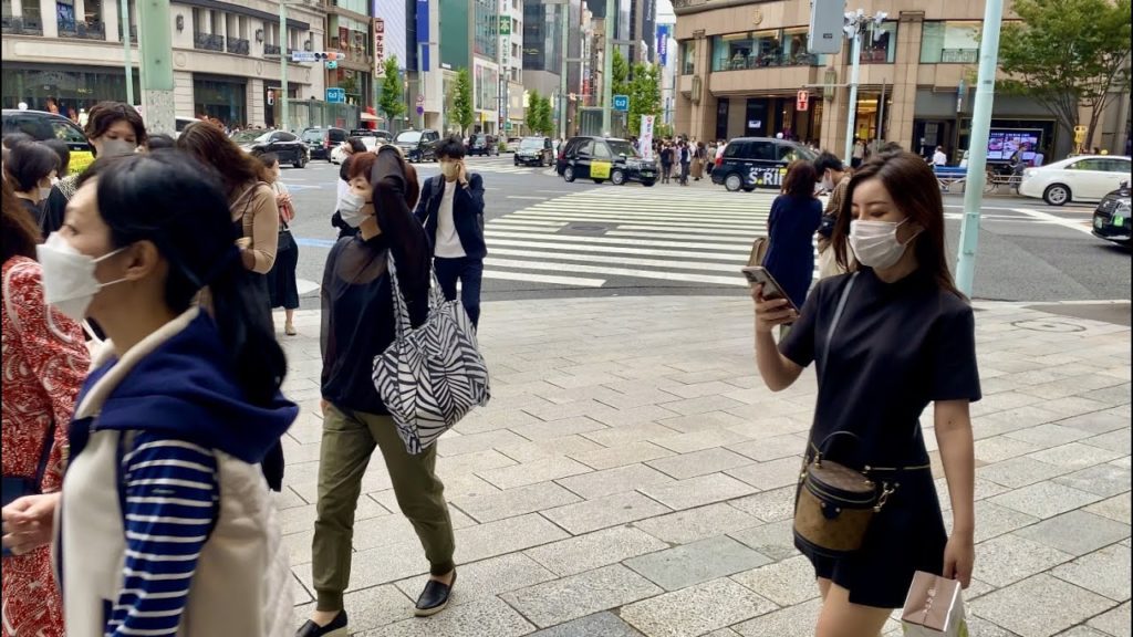 【4K】Walk on Ginza in Tokyo 銀座を散歩