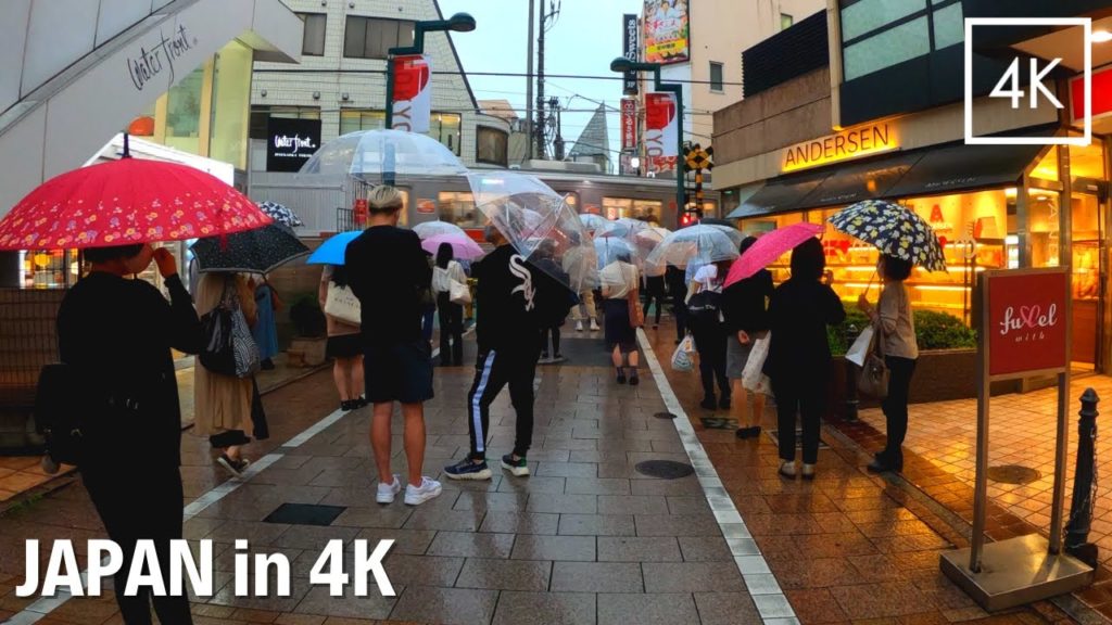 [Jiyugaoka Walk in Tokyo] Trendy area in the rain ［4K］