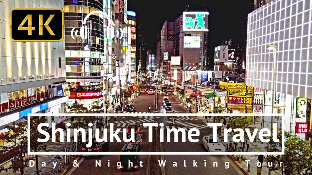 Shinjuku Time Travel Day & Night Walking Tour - Tokyo Japan [4K/Binaural]