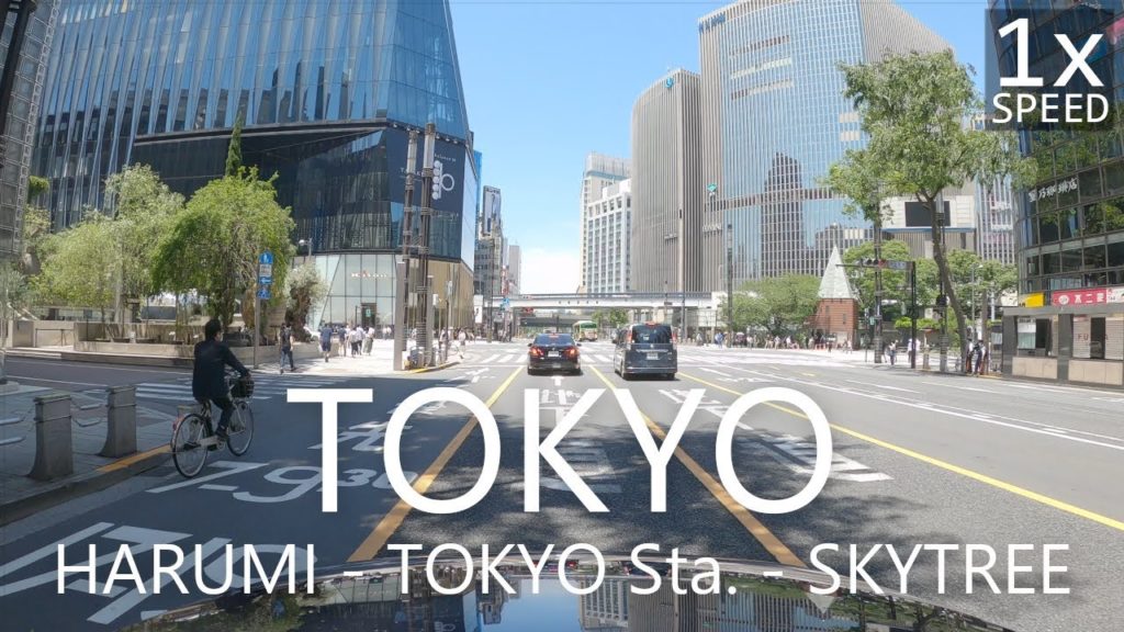 4K Tokyo Scenic Drive: Bayside to Tokyo Station and Skytree 11km