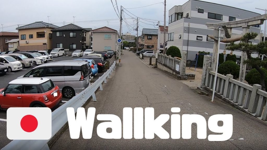 [Japanese walking tour] Modern Japanese Houses / Walk from Niigata Prefectural Office toward Meike