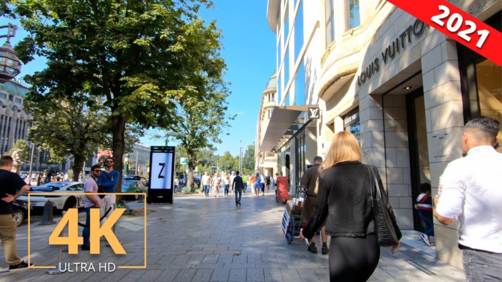 Düsseldorf, Germany | Street Walk | 4K | City Tour | NRW | Deutschland | Virtual Walking | 2021
