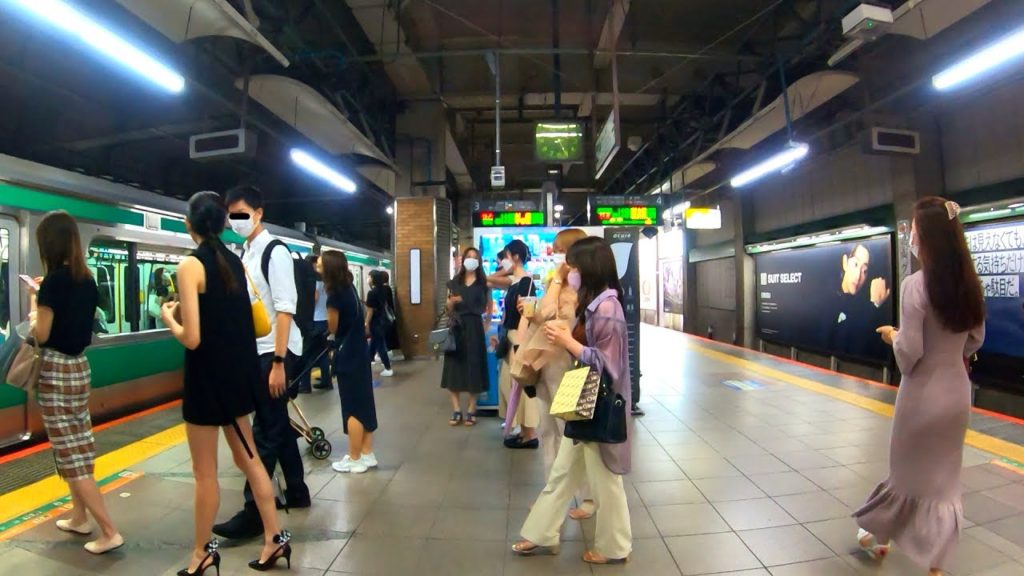 【2021.09】恵比寿駅構内を散歩！山手線、湘南新宿ライン(Japan Walking around Ebisu Station)