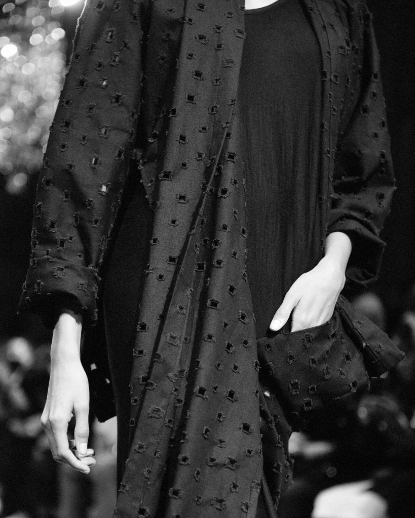 Yohji Yamamoto Spring/Summer 2022 show  Photo by @elise_toide  Hair by @eugene...