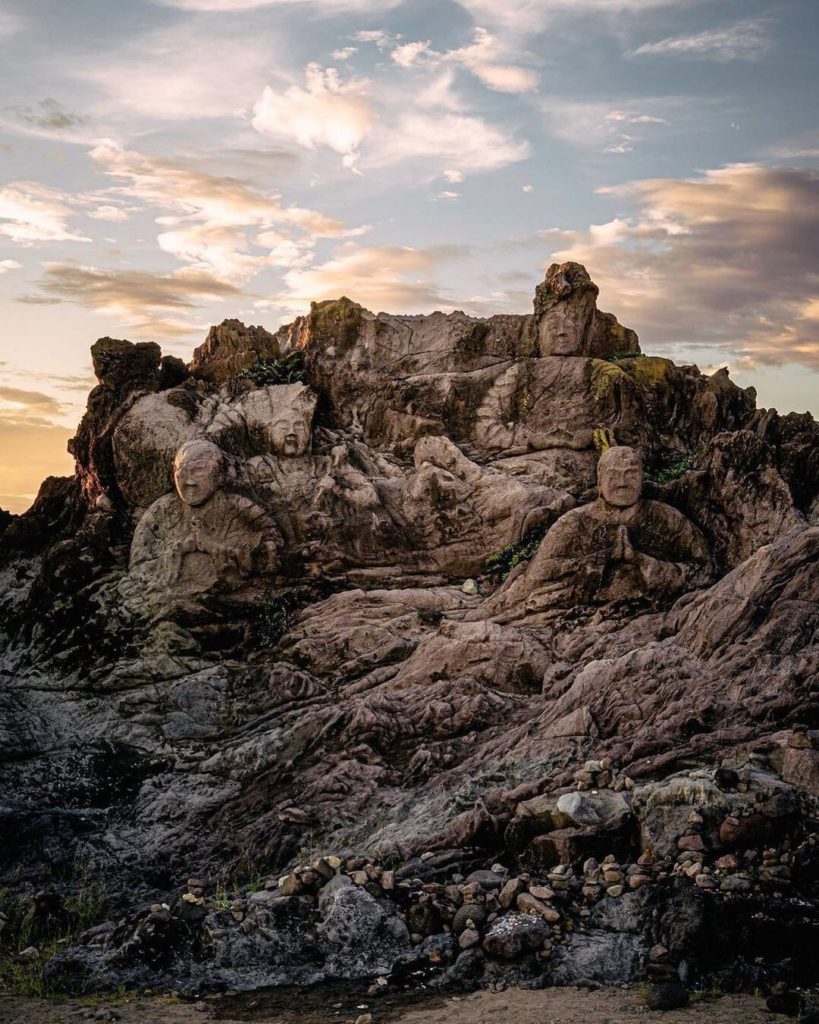 The Ju-roku Rakan Rocks are a sight to behold. The 22 Buddha statues took five y...