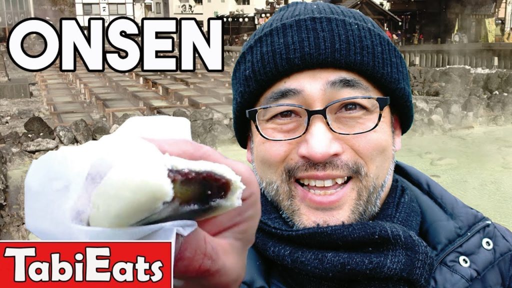 Japanese dinner at Onsen Ryokan! Famous Kusatsu Onsen (Hot Springs)