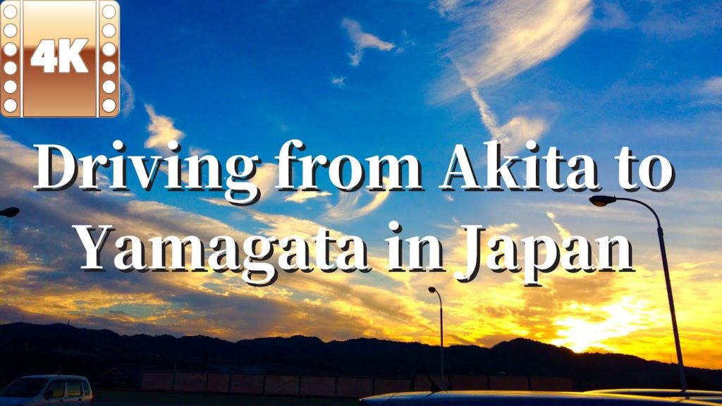 【4K】Driving from Akita to Yamagata in Japan  (May.2021)
