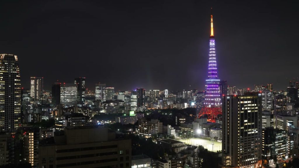 Night Tokyo Tower timelapse・8K Test