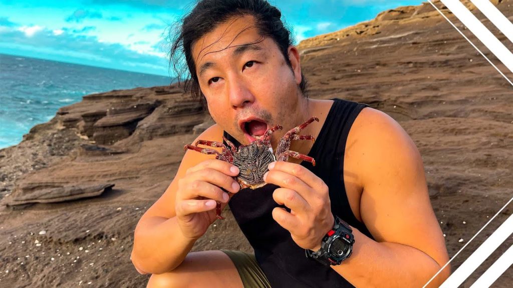 Digital Nomad GOES BROKE and FORCED to EAT CRAB off beach in HAWAII