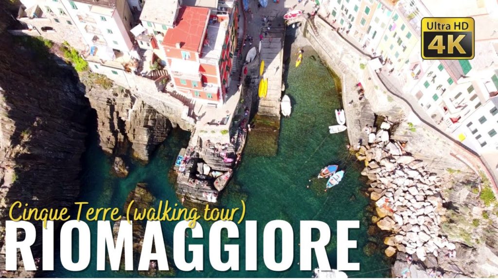 RIOMAGGIORE ⭐️ Cinque Terre (ITALY) walking tour in 4k, 2021