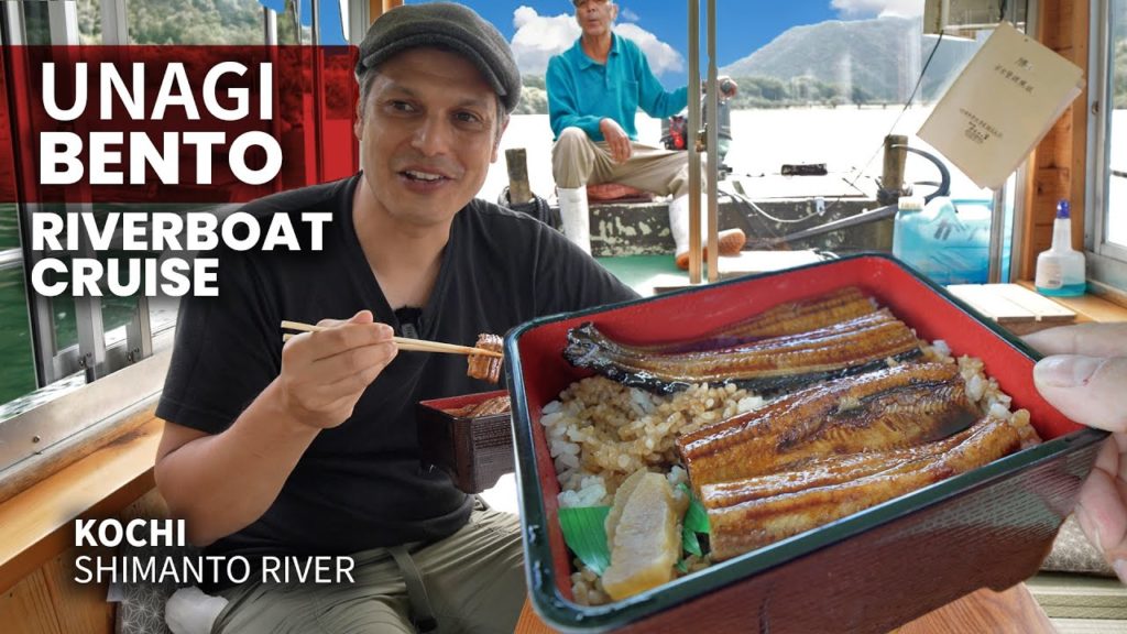 Unagi Bento on a Japanese Riverboat Cruise | Shimanto Yakatabune Experience