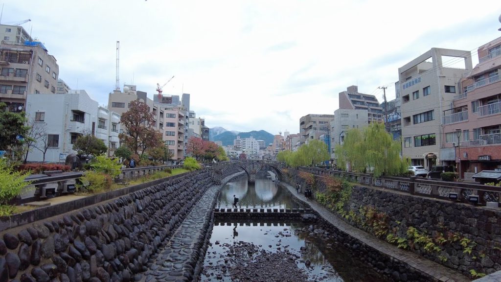 【4K】長崎駅から観光名所眼鏡橋まで散歩 Walk on Nagasaki【2021】
