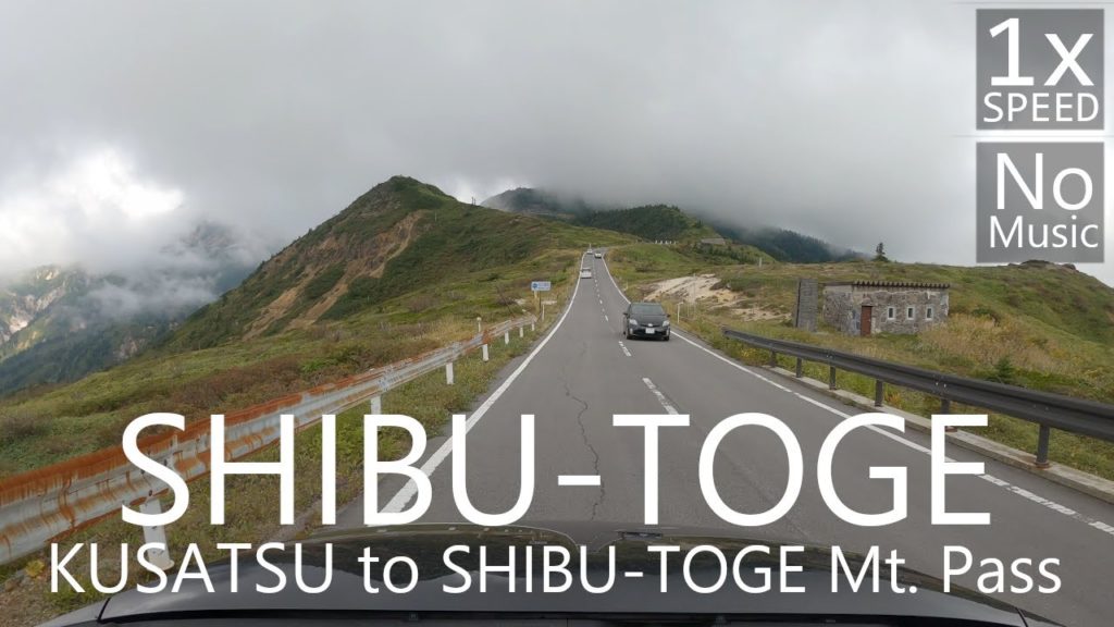 4K Japan Scenic Drive Shibu-Toge Mt. Pass [2172m] 41km