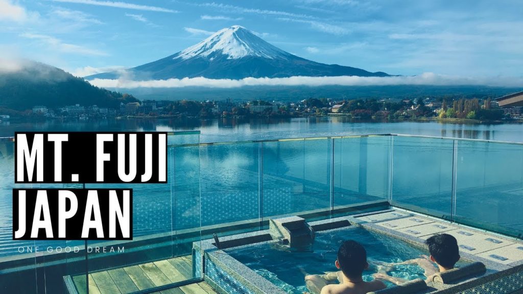 The best view of Mount Fuji + Outdoor bath – The best hotel in Kawaguchiko – Japan 富士山を一望する河口湖ホテル The best view of Mount Fuji + Outdoor bath - The best hotel in Kawaguchiko - Japan 富士山を一望する河口湖ホテル
